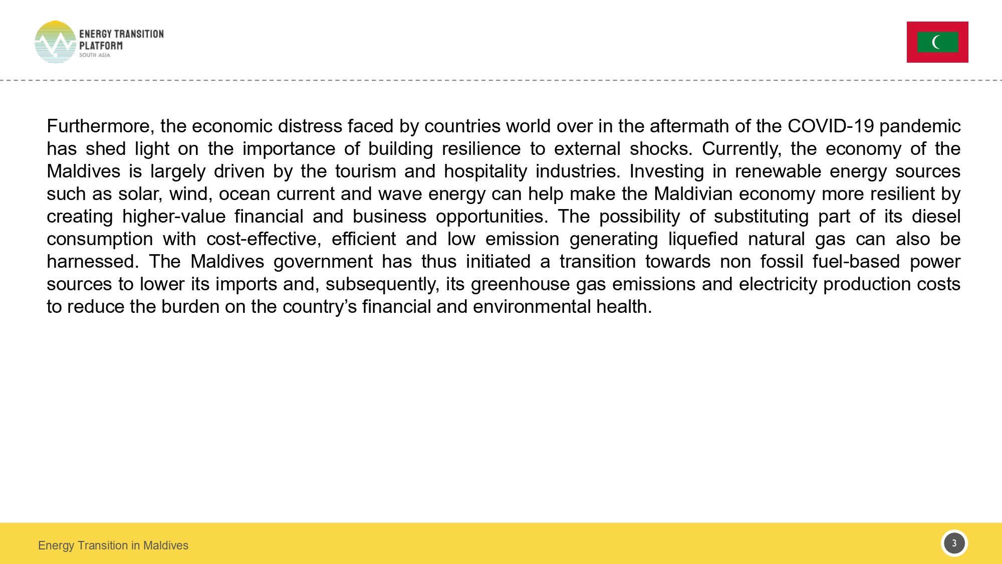 Maldives Policy Brief