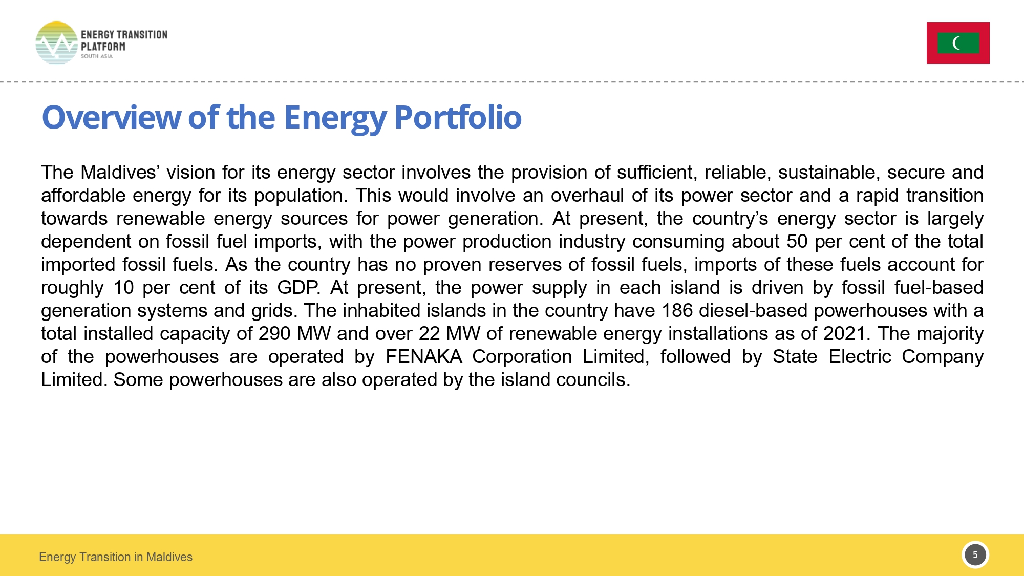 Maldives Policy Brief